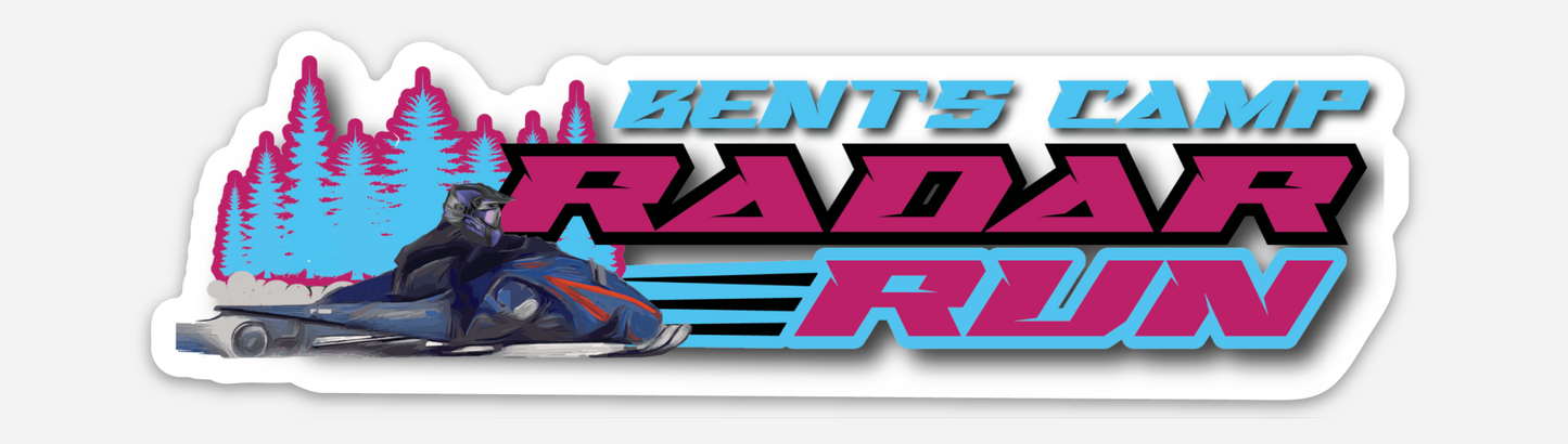 Radar Run Sticker