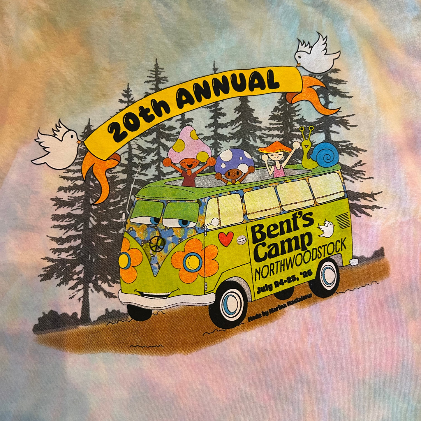 YOUTH Tie-Dye Northwoodstock Shirt (2026)