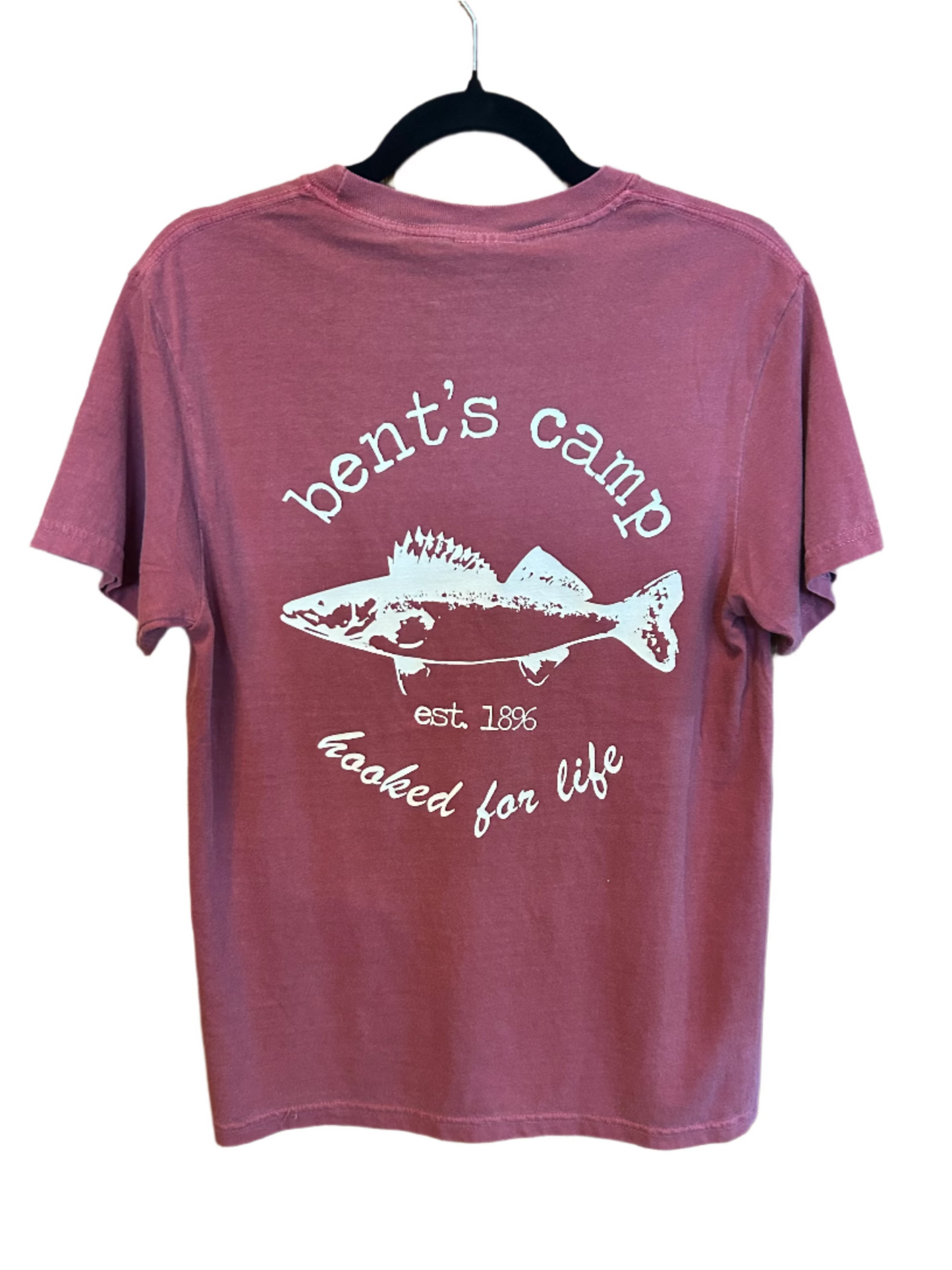 Hooked For Life Walleye Pocket Tee